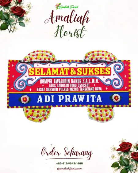 Papan Bunga Ucapan Selamat kebon kelapa